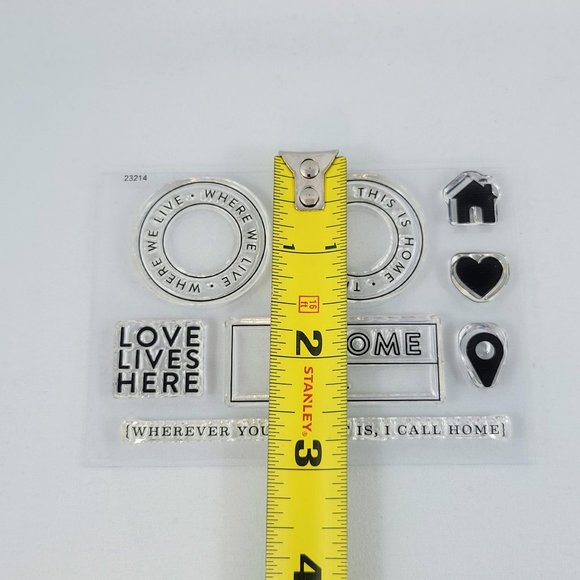 Stamps Clear Ms. Sparkle & Co. Congrats Thanks & Studio Calico Home Stamps Paper - Picture 6 of 11